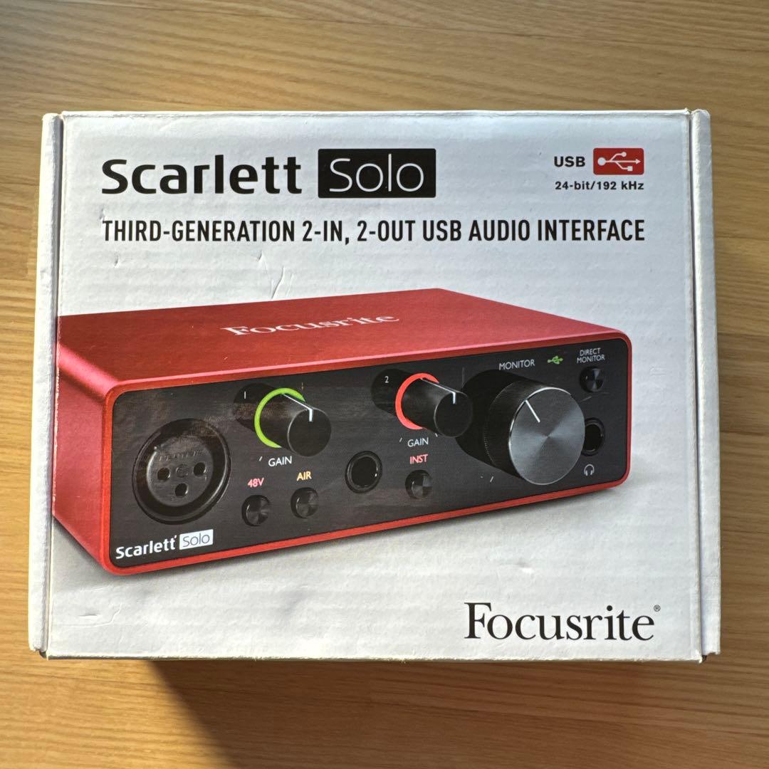 Focusrite フォーカスライト オーディオインターフェース(ほぼ未使用)