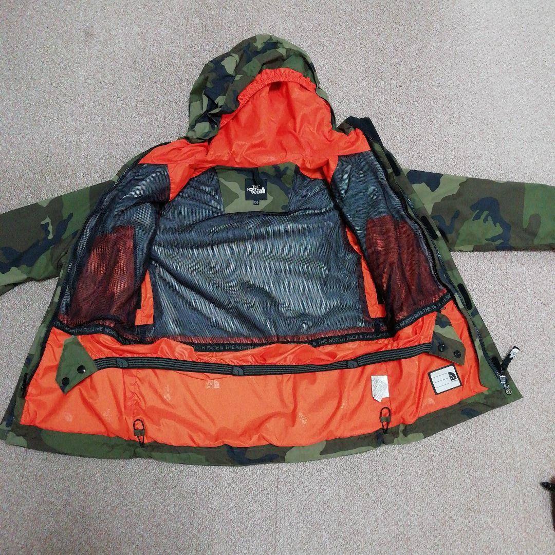 ノースフェイス　スクープジャケット　130　迷彩
