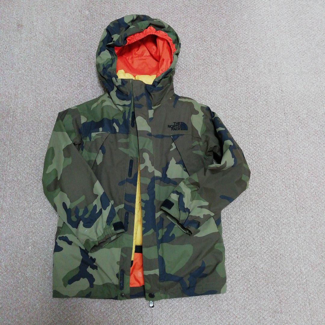 ノースフェイス　スクープジャケット　130　迷彩