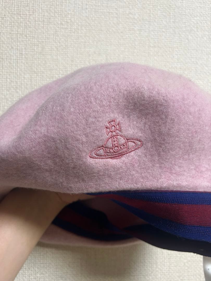 Vivienne Westwood ピンク ベレー帽 サイズM
