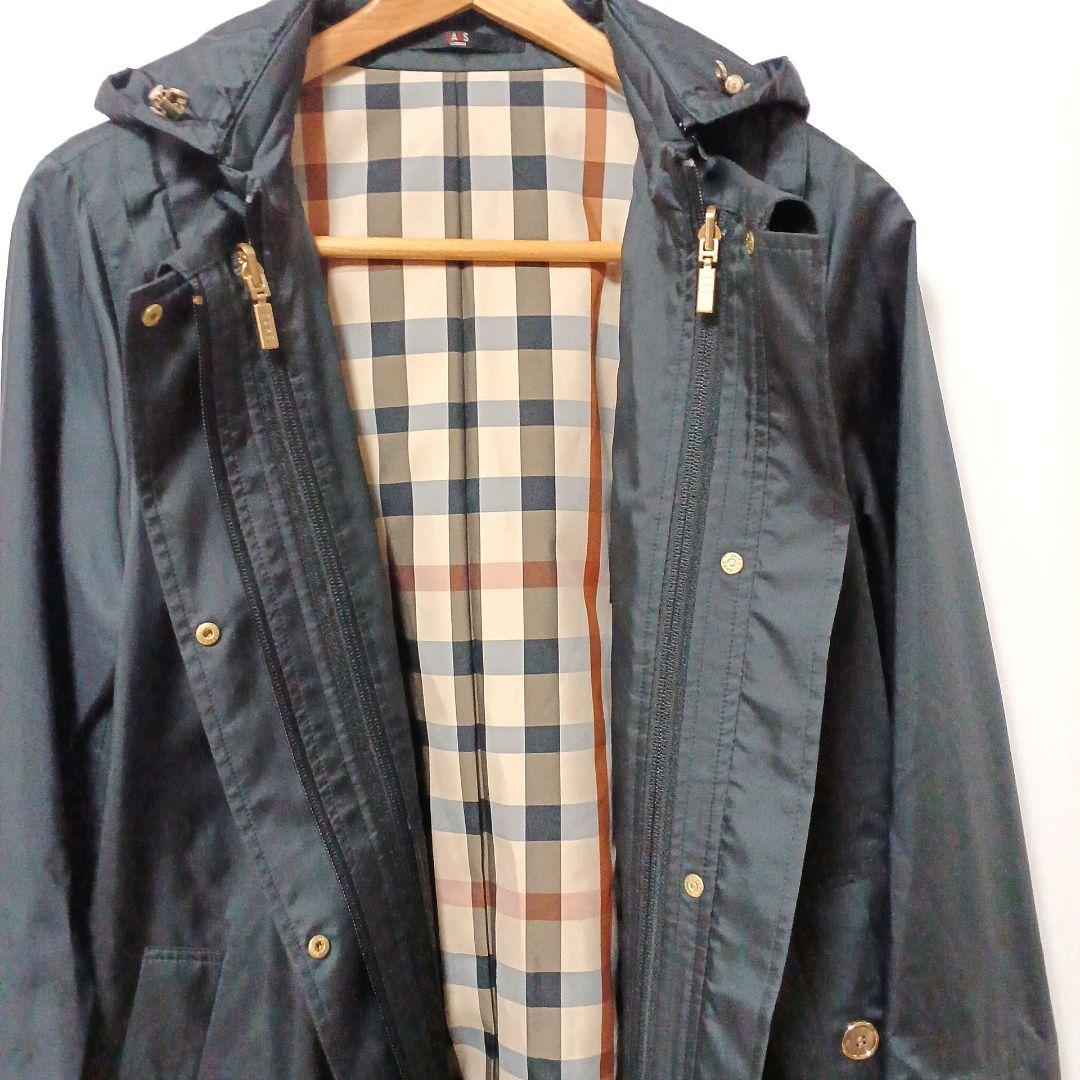 DAKS　4wayインナーキルティングベスト　ナイロンジャケット　ダークネイビー