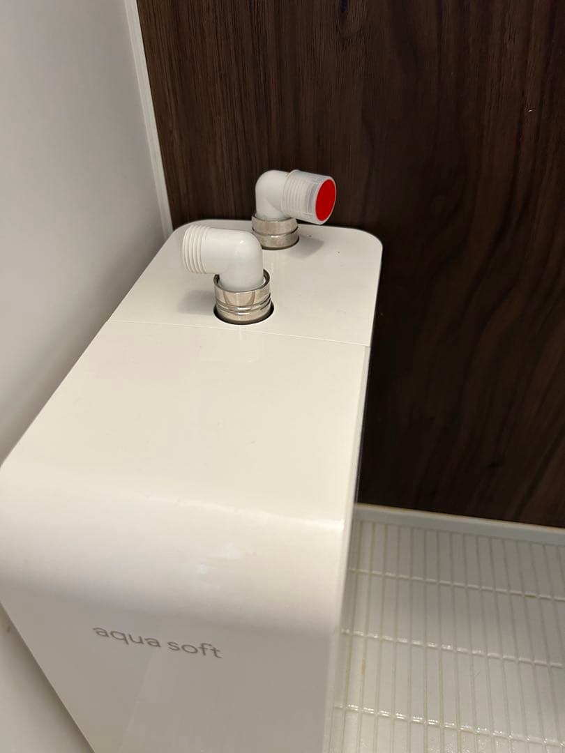 【1台限り】aqua soft BAQ-S1202 シャワー用　軟水器