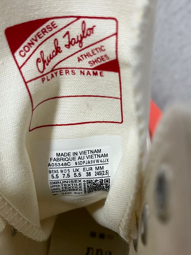 日本未発売コンバース　チャックテイラー ヒールハイカット 韓国　厚底コンバース