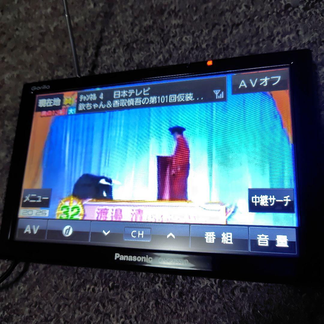 美品♦2021年地図♦７インチ　Panasonic ゴリラCN-GP755VD