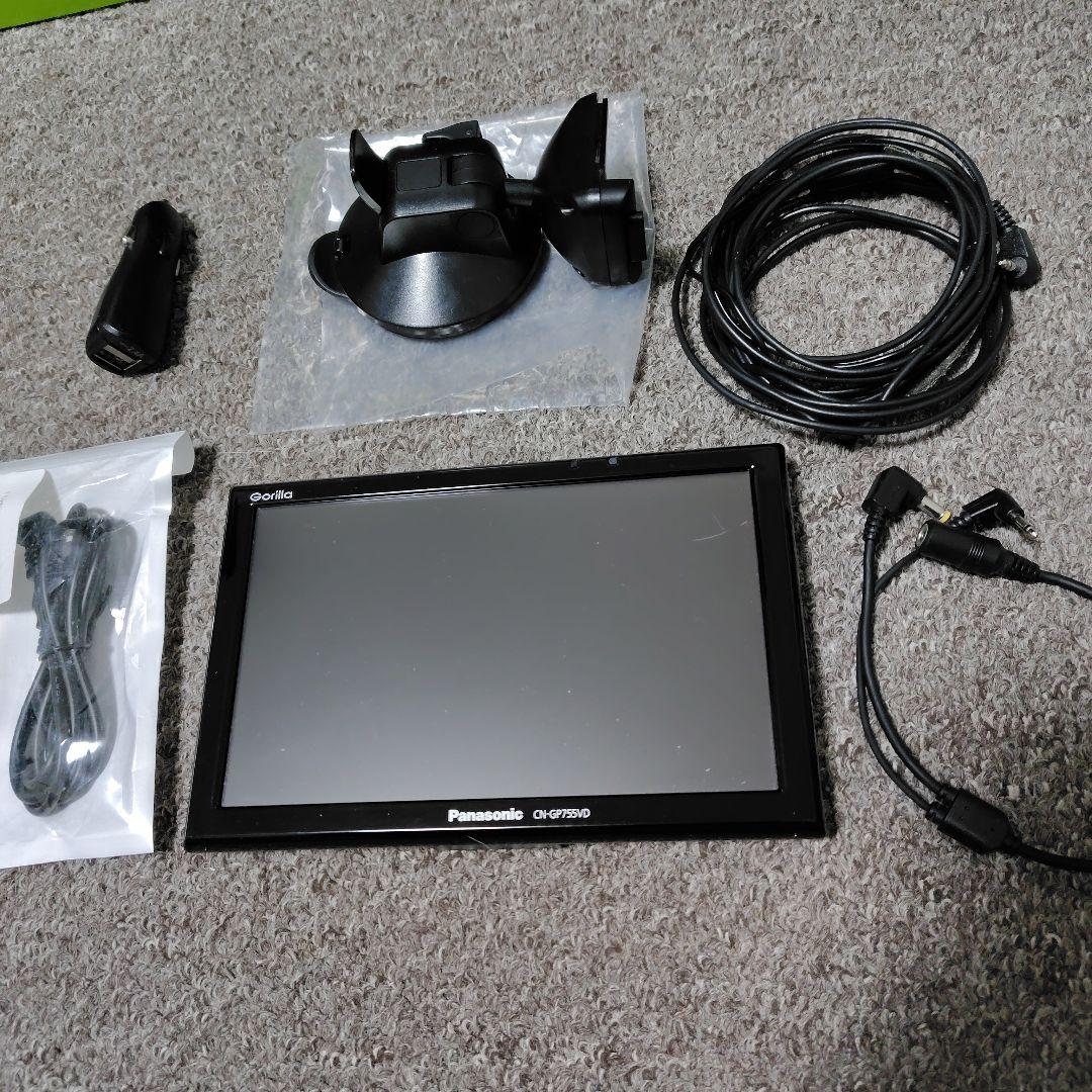 美品♦2021年地図♦７インチ　Panasonic ゴリラCN-GP755VD