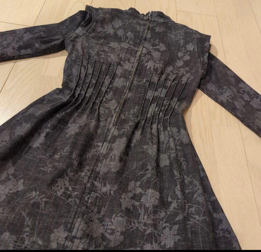 AMERI KEILY FLOWER DENIM DRESS アメリ ワンピース