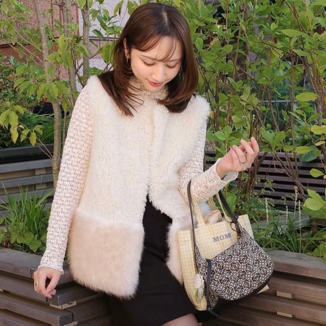 LOEWE キュービィ スモール アナグラムジャカード