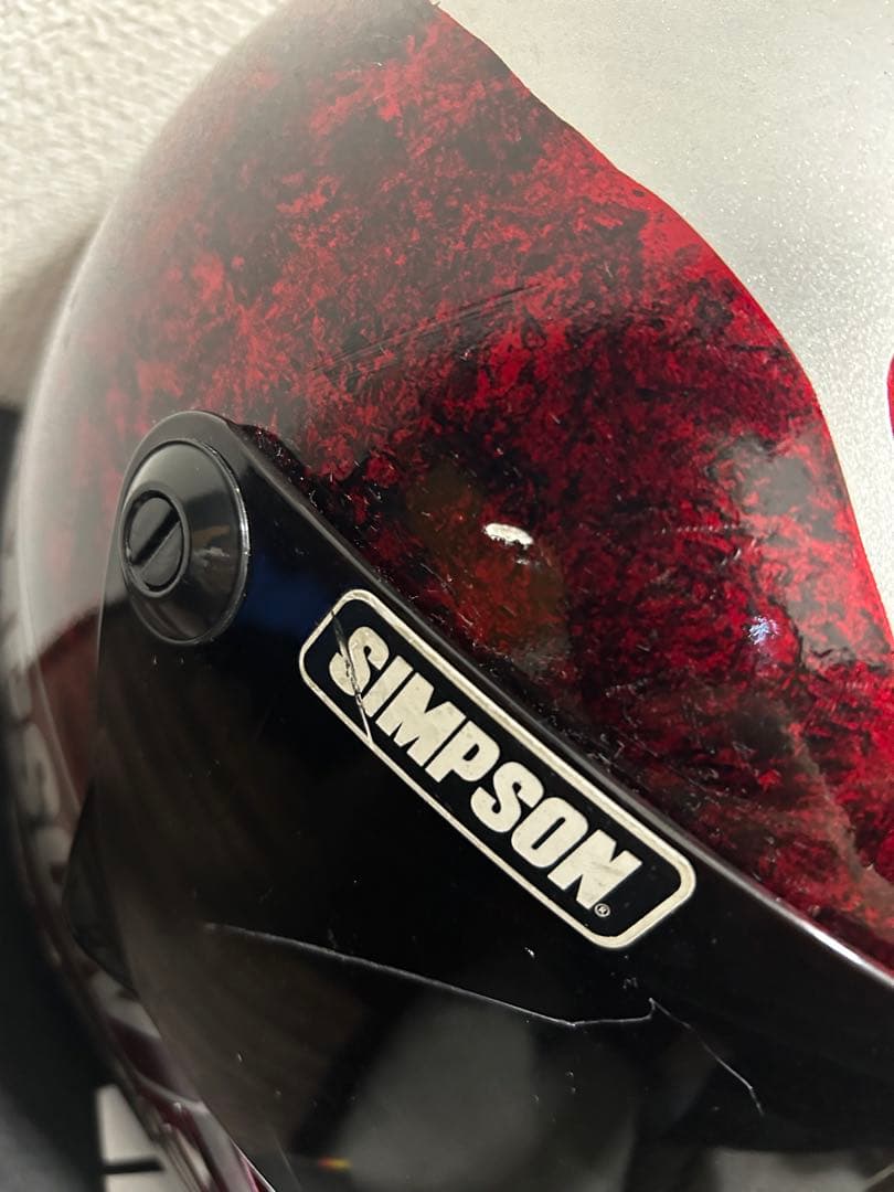 simpson m30 ヘルメット　カスタムペイント