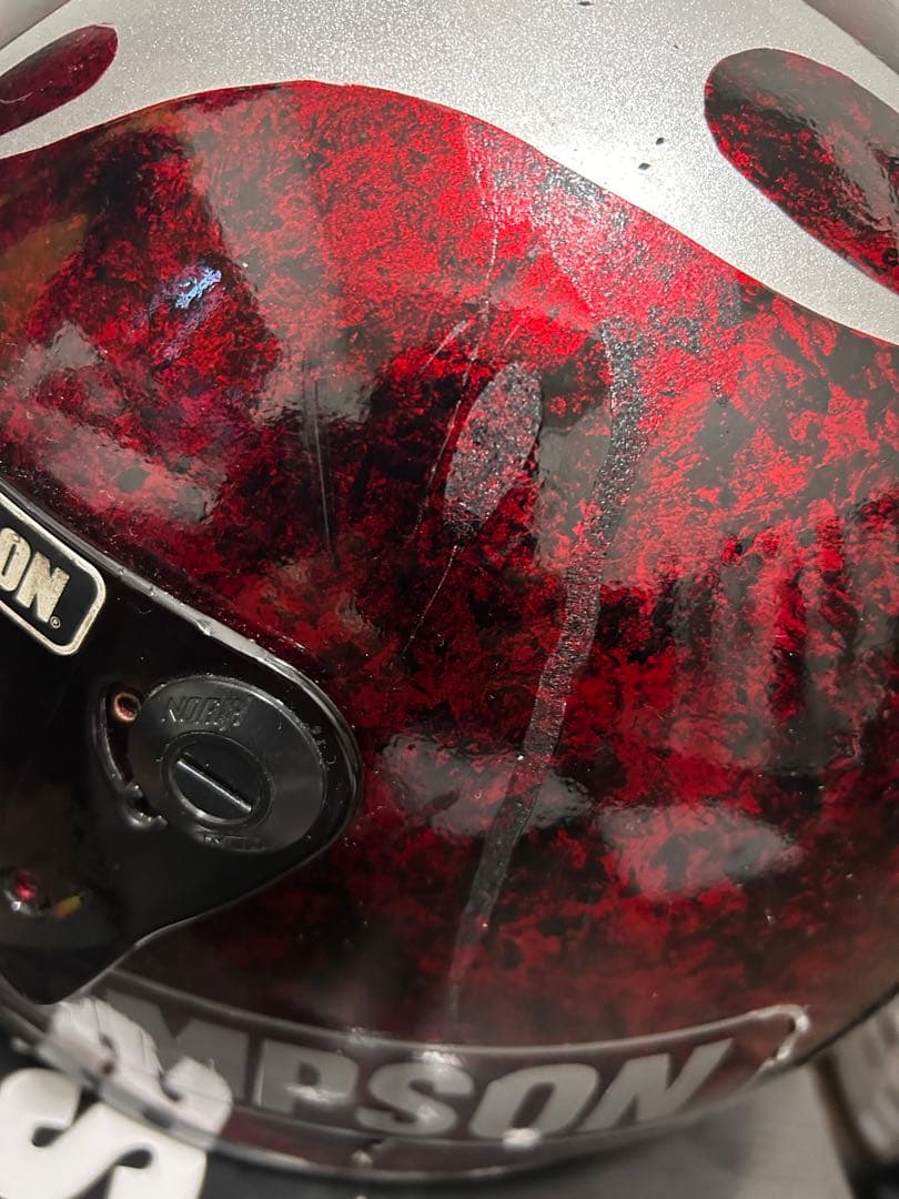 simpson m30 ヘルメット　カスタムペイント