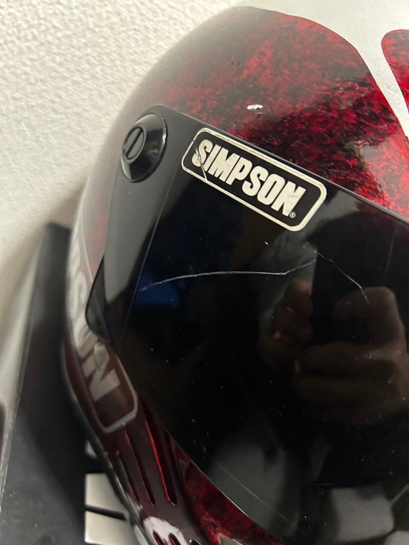 simpson m30 ヘルメット　カスタムペイント