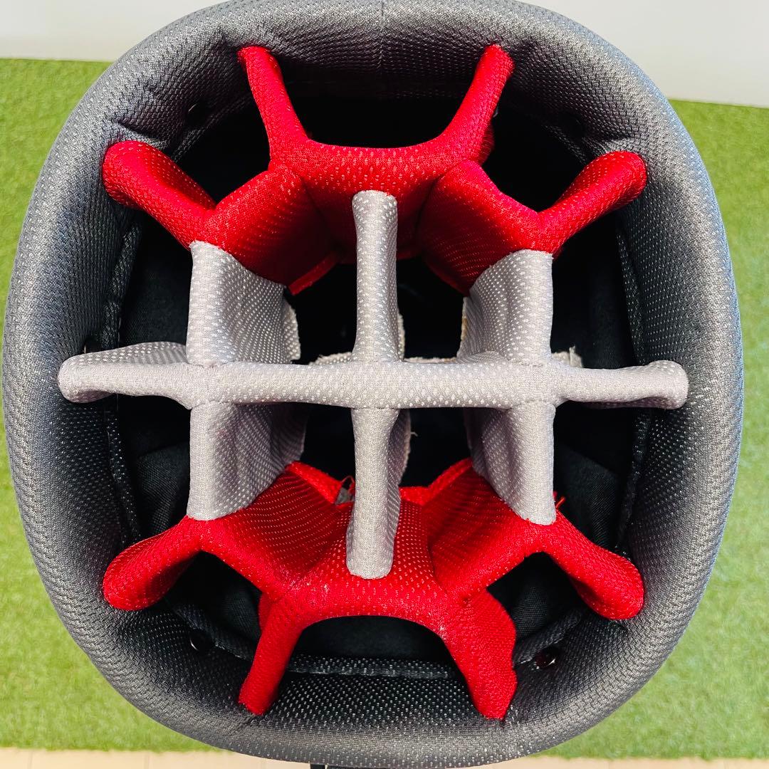 Nike キャディバッグ ホワイト/レッド/グレー ゴルフ