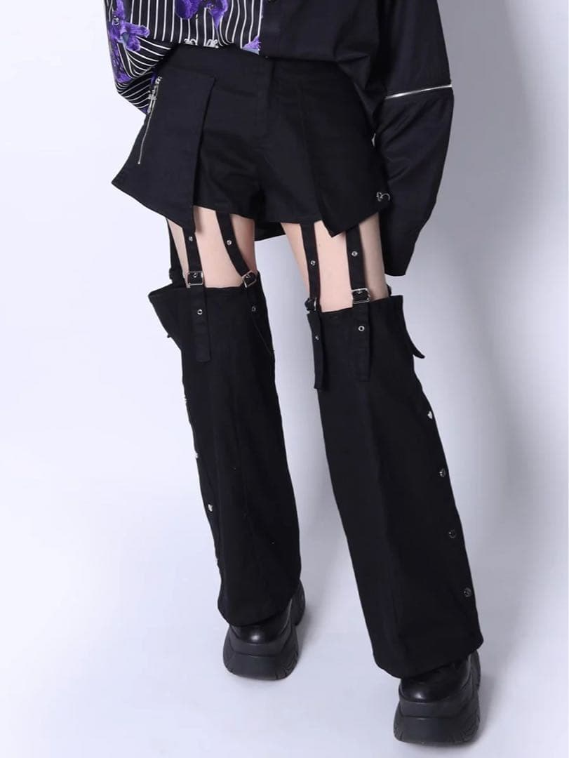 アミリージュ amilige レッグカバー付きパンツ