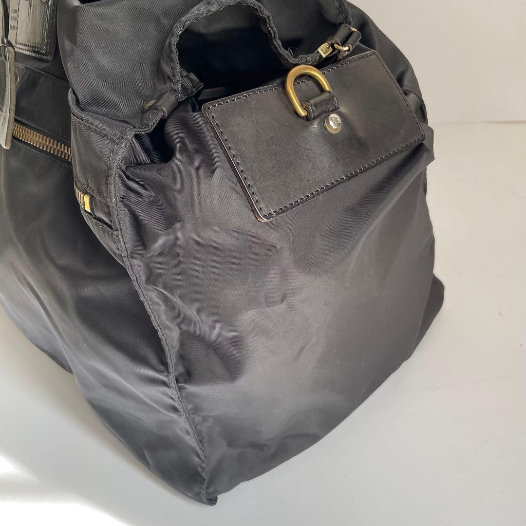 ✨️未使用レベル✨️ Felisi P3 ボストン　ナイロン　レザー　　黒