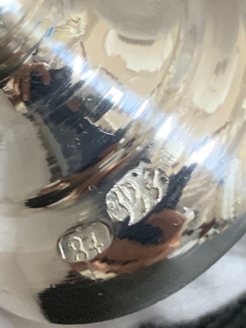 帝政ロシア 銀製 ショットグラス 84刻印 純度87.5% 75.3g