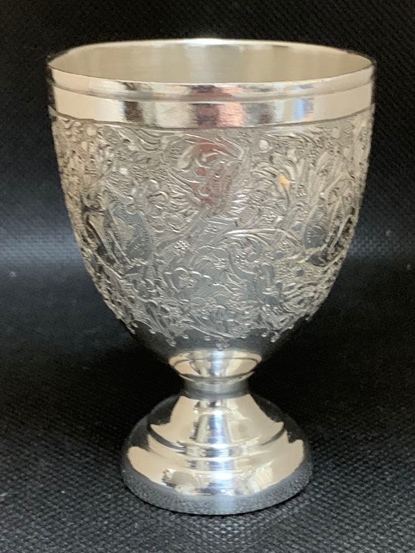 帝政ロシア 銀製 ショットグラス 84刻印 純度87.5% 75.3g