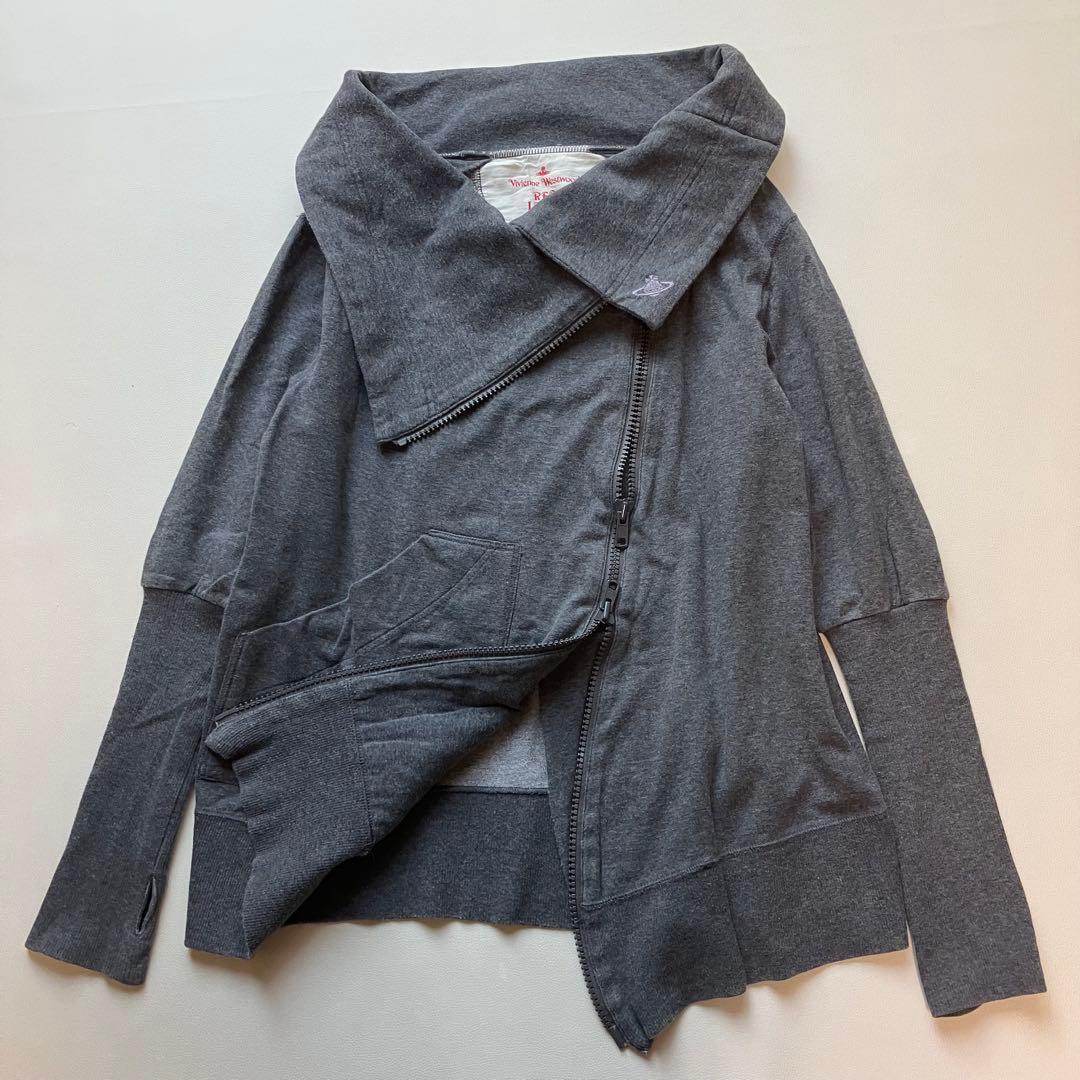 ヴィヴィアンウエストウッド 変形パーカー ダブルジップ オーブ サイズ1