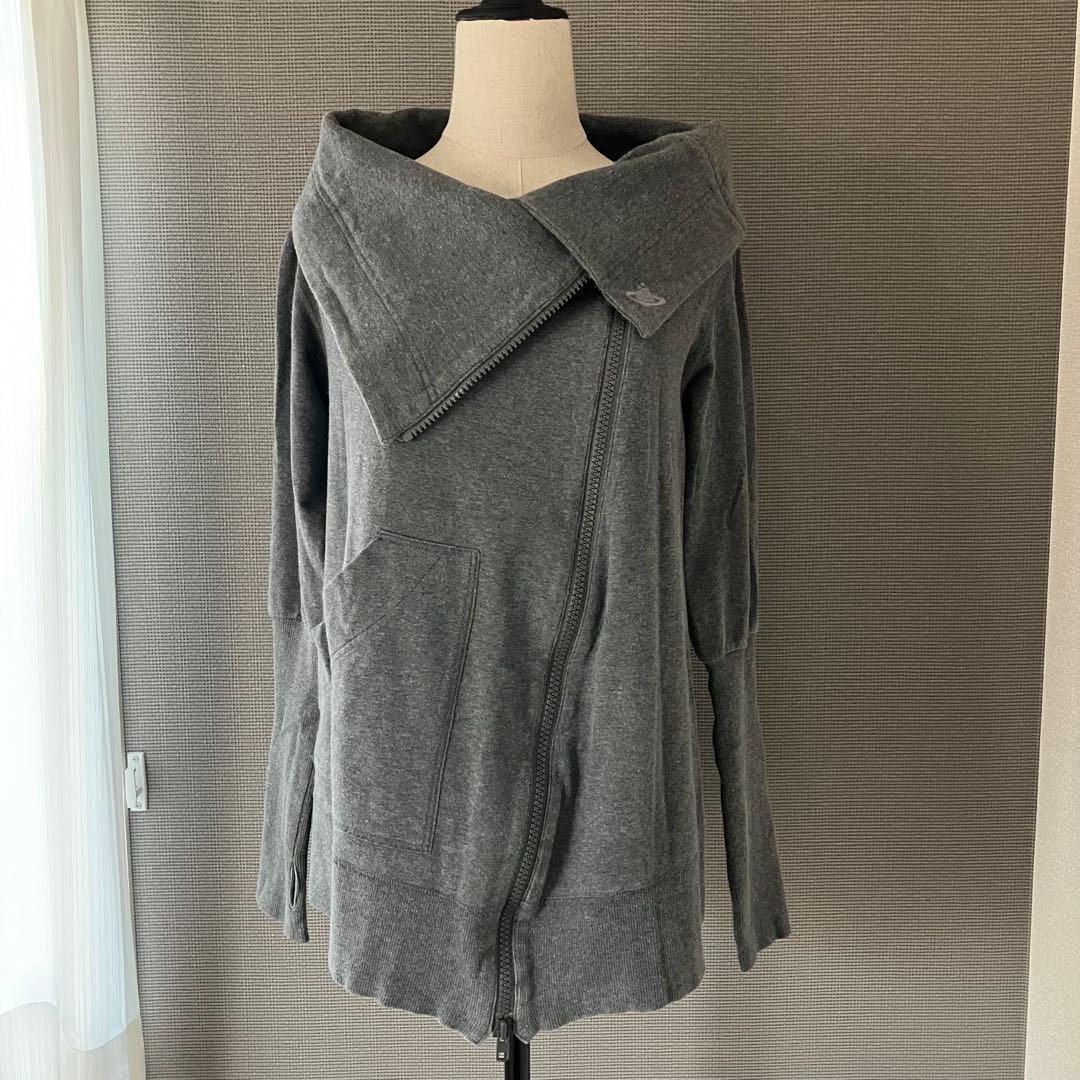 ヴィヴィアンウエストウッド 変形パーカー ダブルジップ オーブ サイズ1