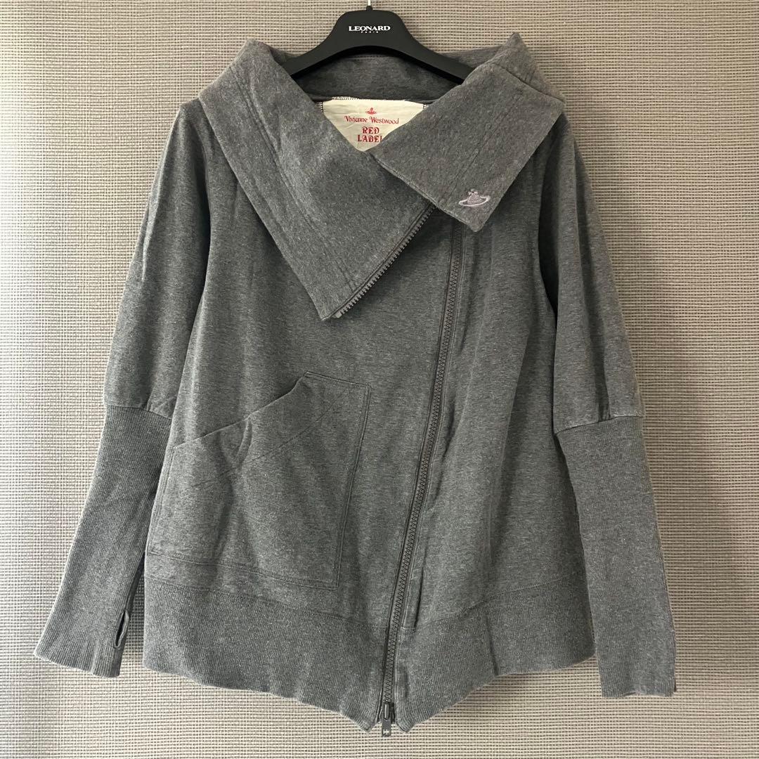 ヴィヴィアンウエストウッド 変形パーカー ダブルジップ オーブ サイズ1