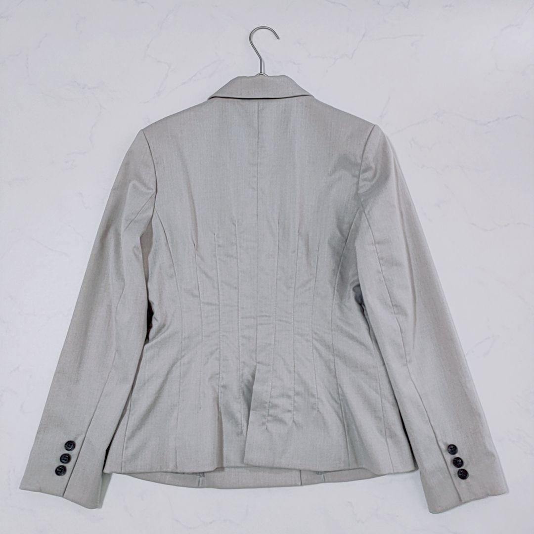 新品✨laubeblanc　テーラードジャケット　ダブルブレスト　ダブル　グレー