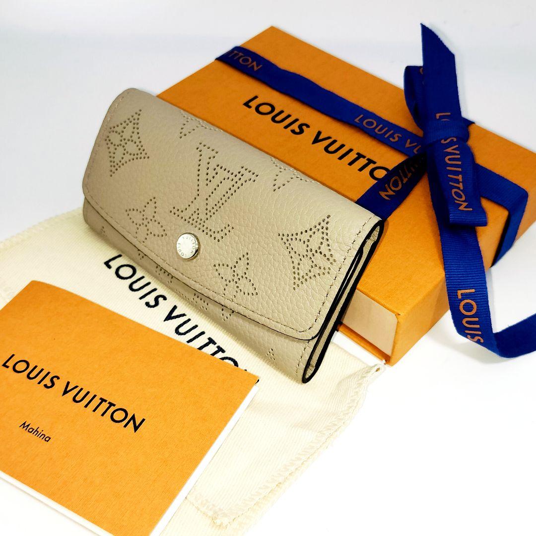 【希少美品】ルイヴィトン マヒナ ミュルティクレ4 キーケース ガレ