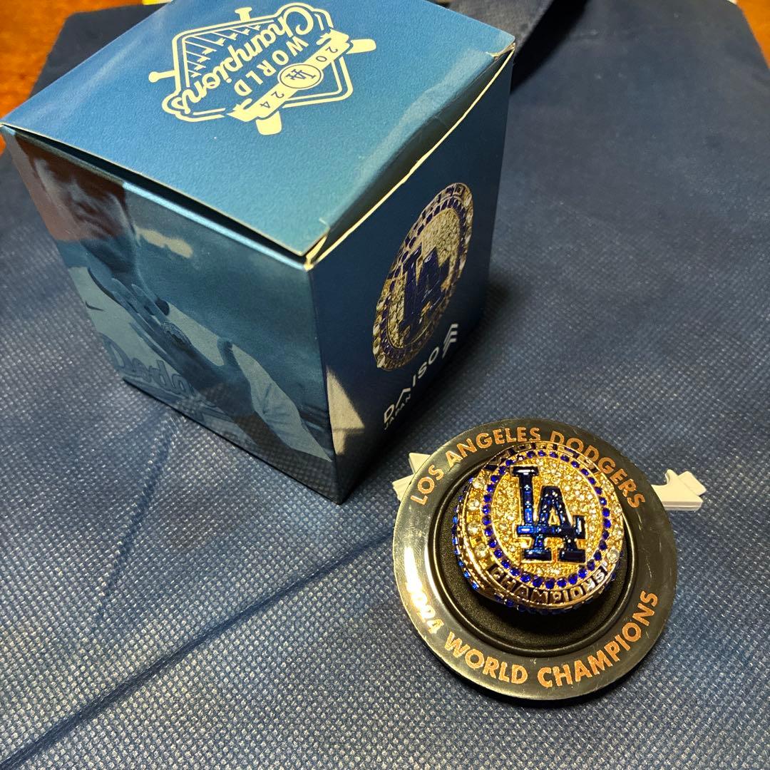【限定】ドジャース記念品　大谷翔平選手　ワールドチャンピオンリング　レプリカ