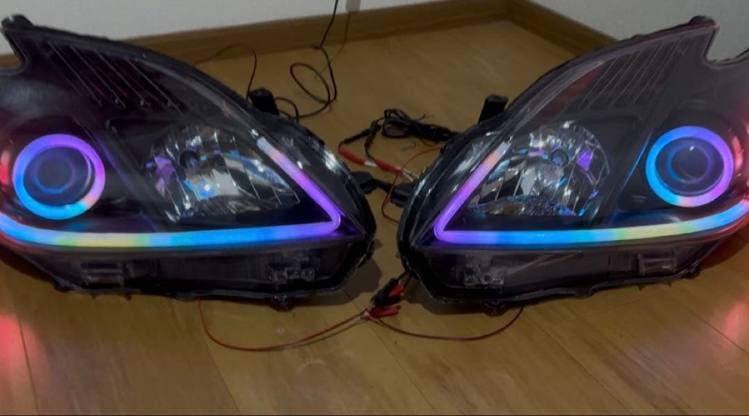 ZVW30 プリウス30 LEDヘッドライト RGBマルチカラー 左右セット