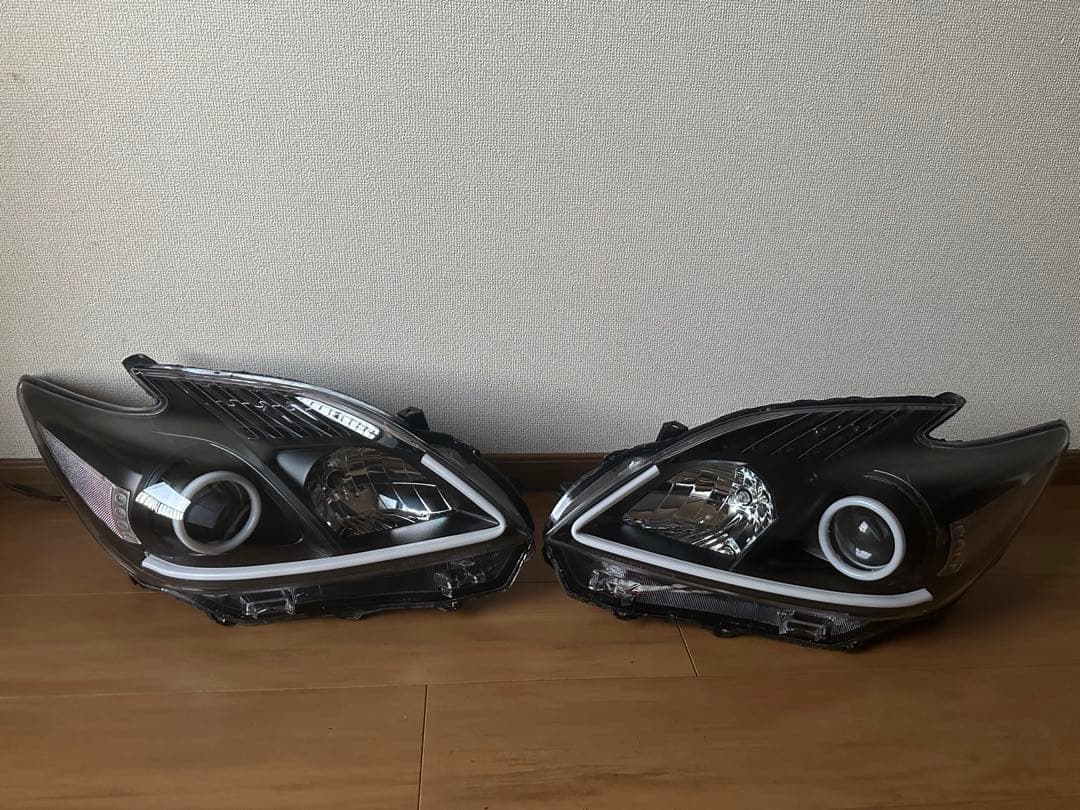 ZVW30 プリウス30 LEDヘッドライト RGBマルチカラー 左右セット