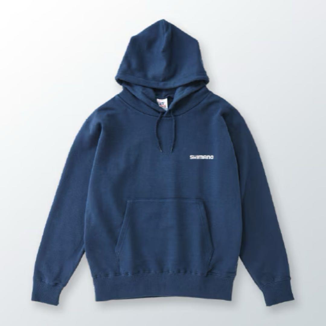 2026 釣りフェス 横浜 SHIMANO ネイビー パーカー LARGE