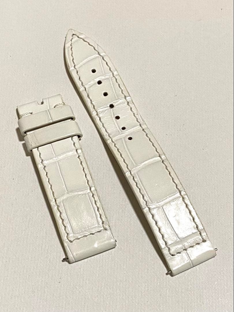 16mm フランクミュラー 純正 マットホワイト ストラップ ベルト 未使用