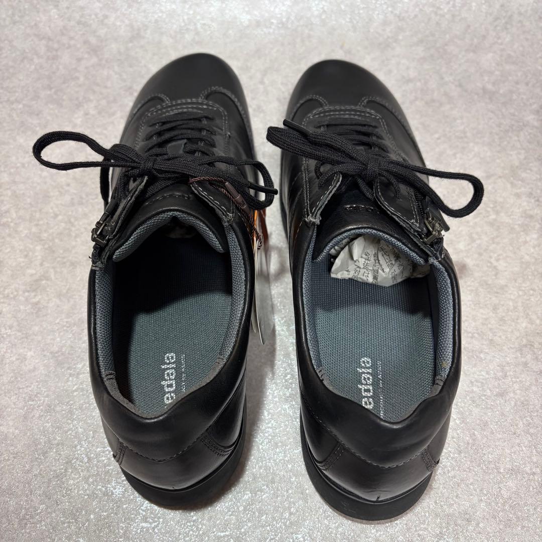 新品未使用⭐︎ペダラ アシックス スニーカー サイドジップ ブラック 24cm