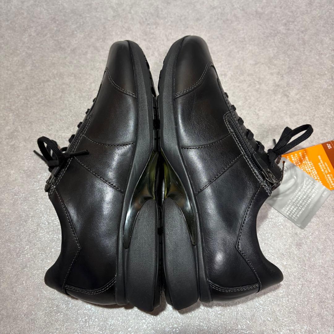 新品未使用⭐︎ペダラ アシックス スニーカー サイドジップ ブラック 24cm