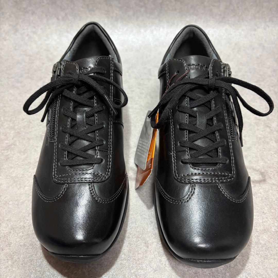 新品未使用⭐︎ペダラ アシックス スニーカー サイドジップ ブラック 24cm