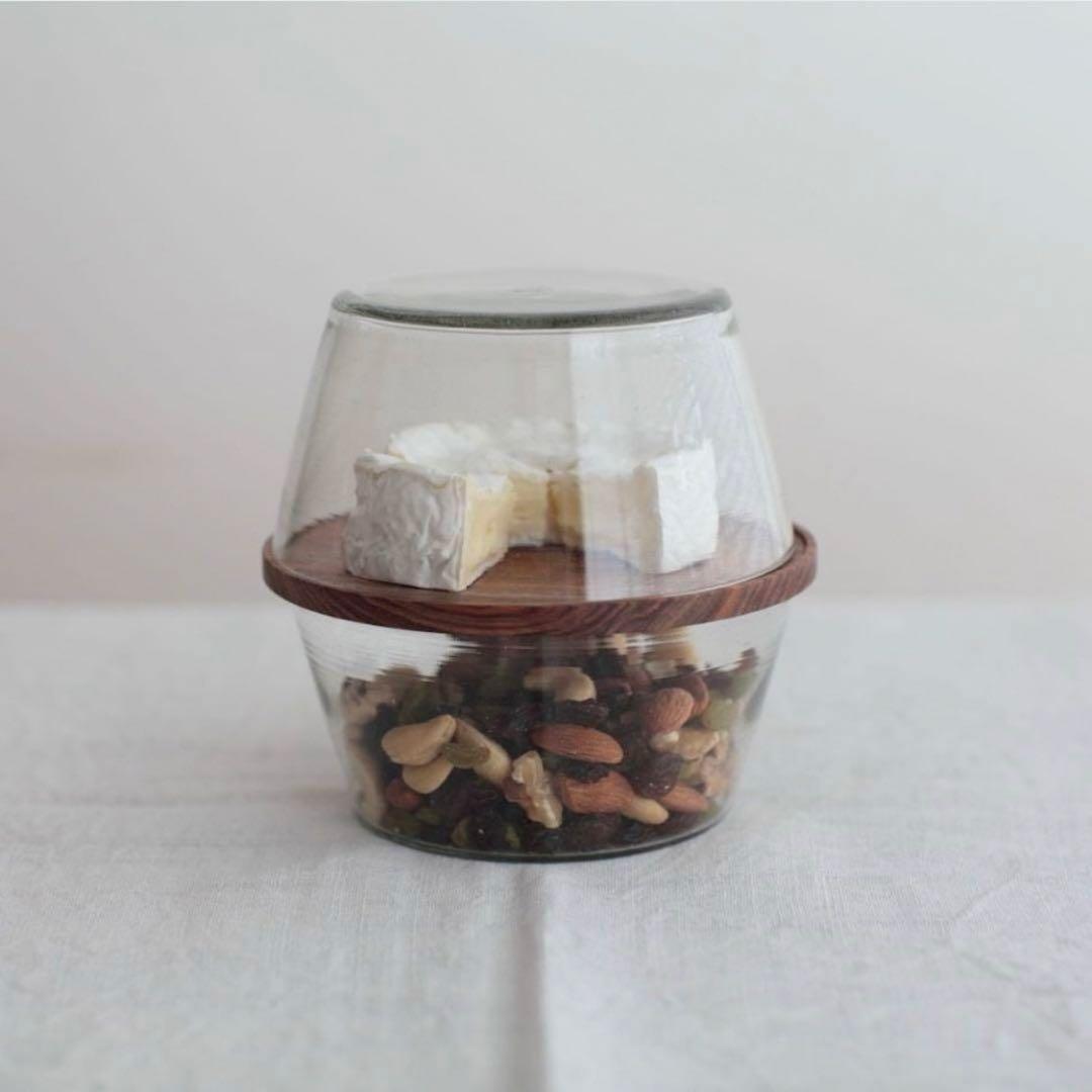 【新品未使用】KOBO ガラスボウル蓋 Kaku Sサイズ