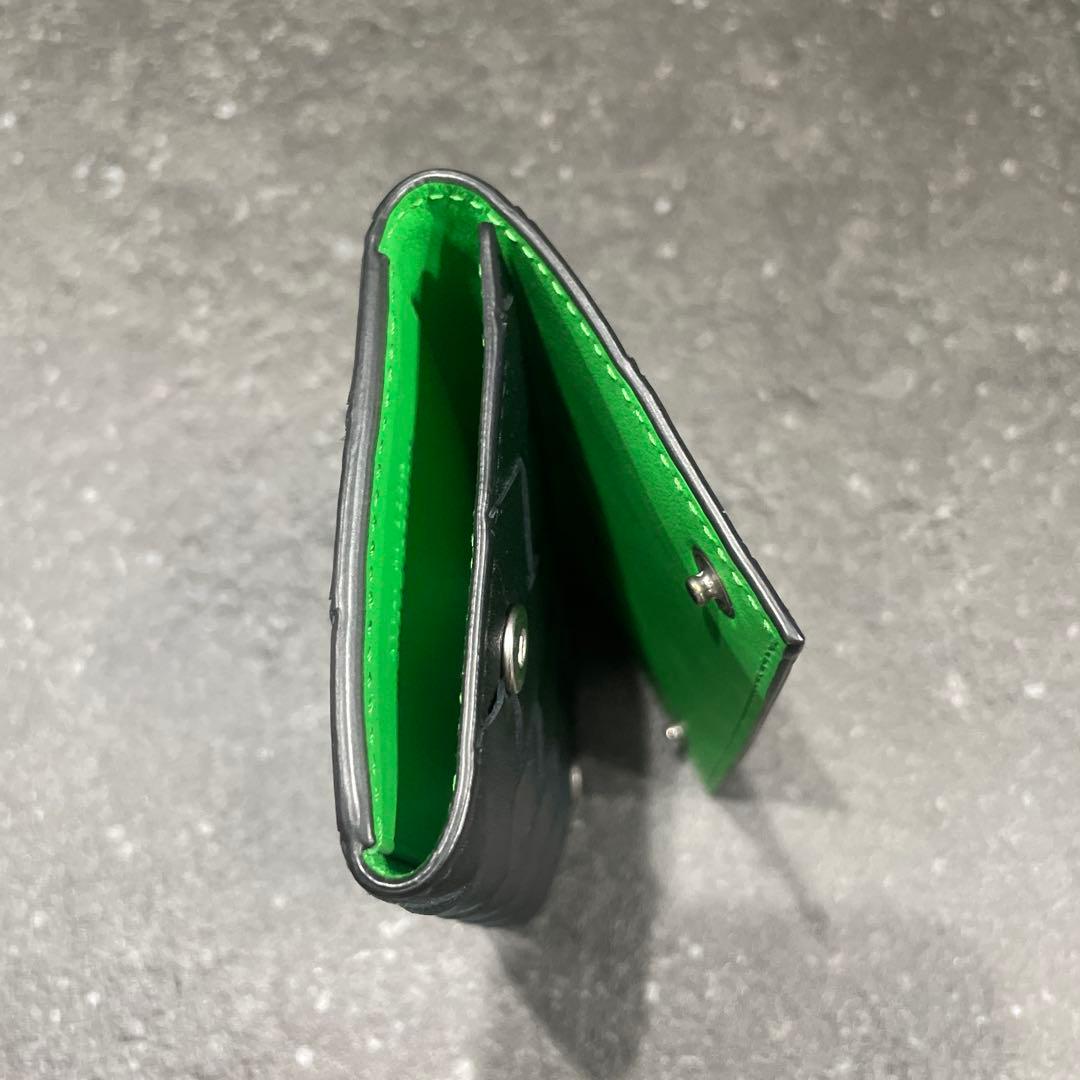 BOTTEGA VENETA キーケース 黒 緑