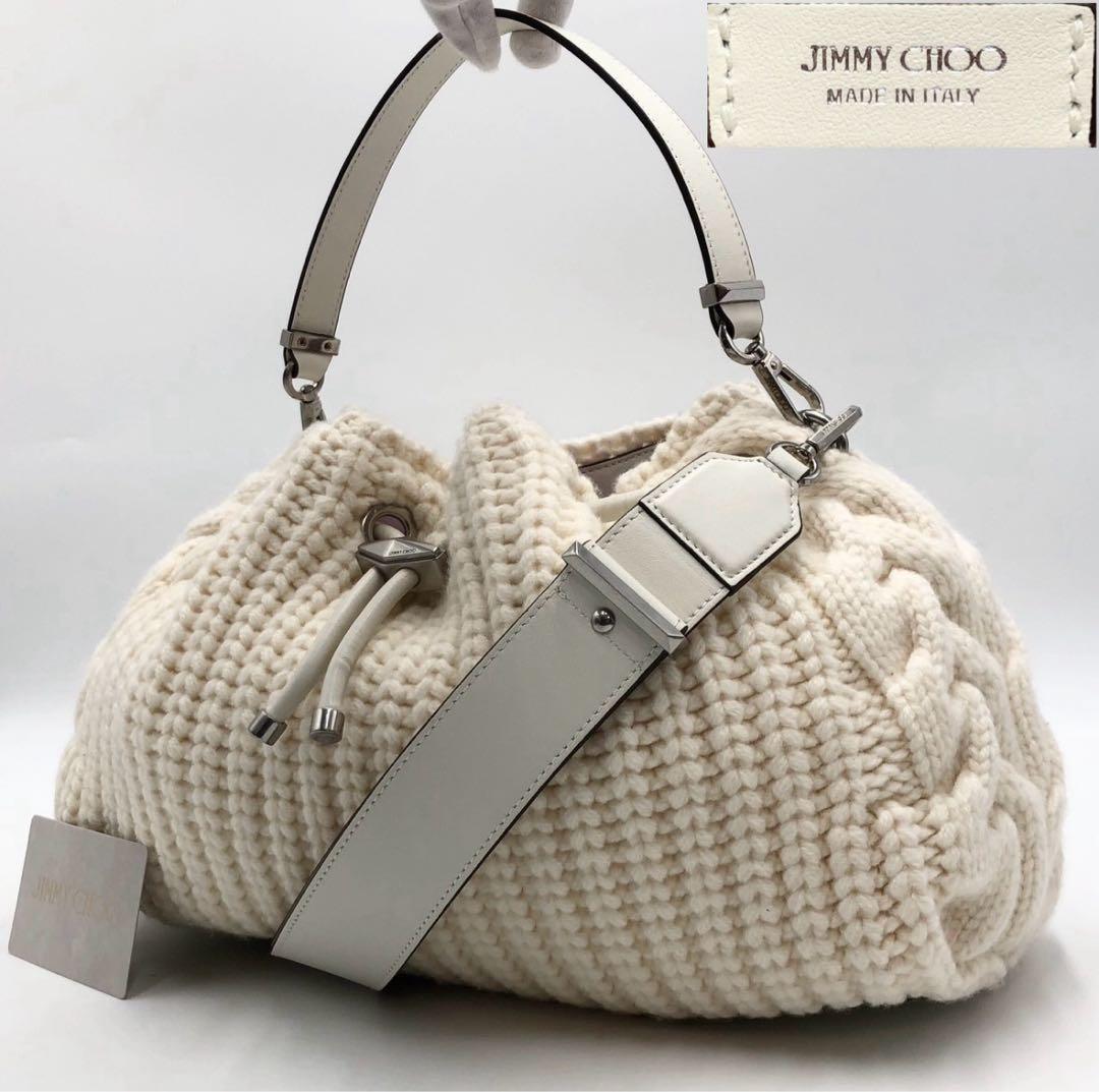 美品・希少素材 JIMMY CHOO ジミーチュウ Cinch 2WAYバッグ