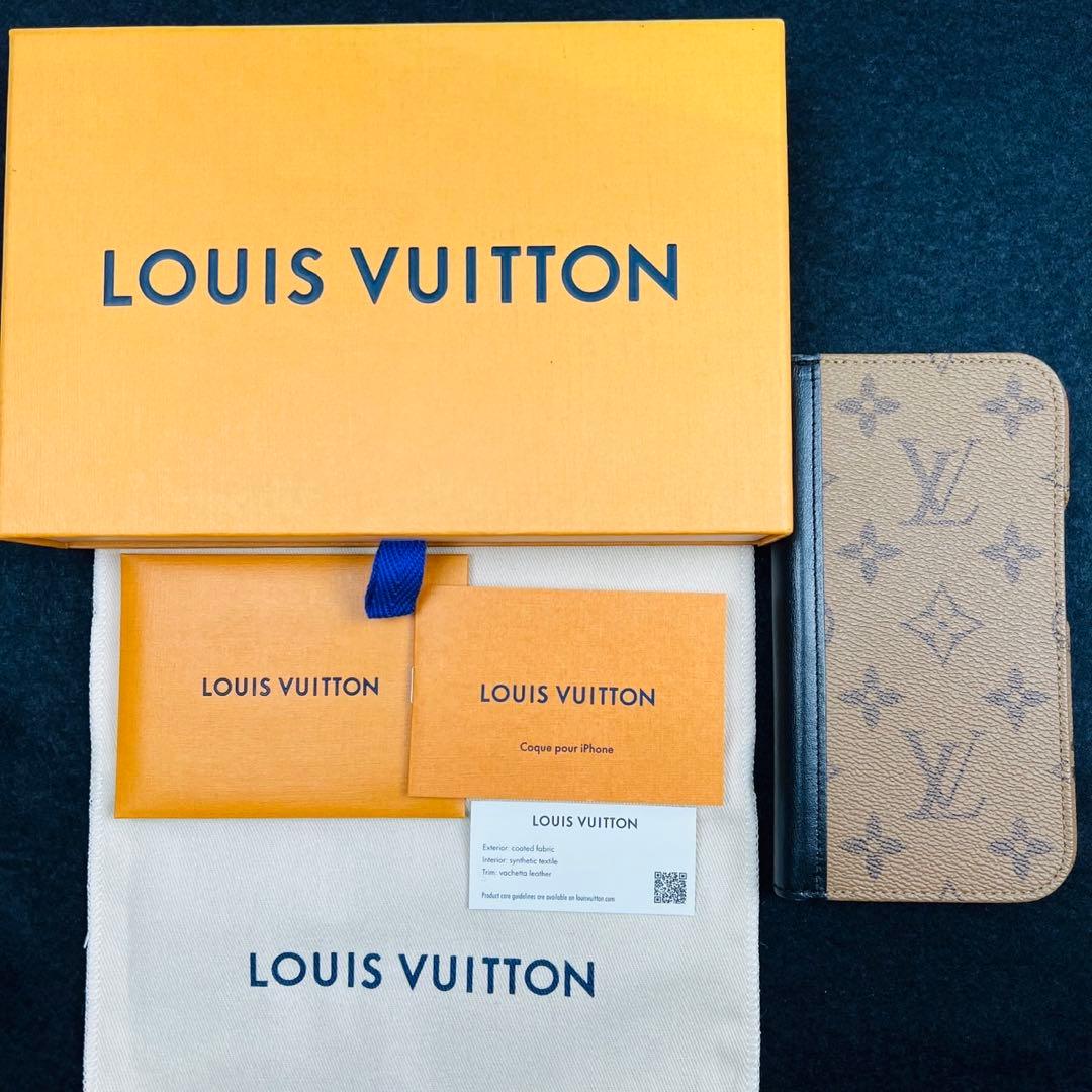 美品 箱付き VUITTON iPhone14Pro モノグラム スマホケース