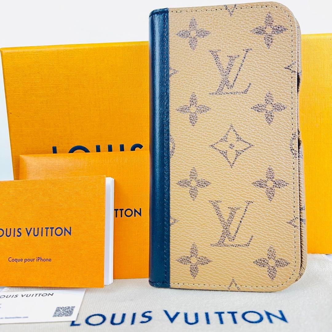 美品 箱付き VUITTON iPhone14Pro モノグラム スマホケース
