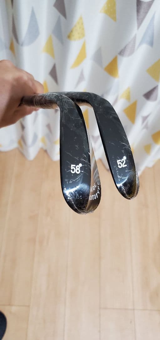 鬼スピン　角溝プロトタイプ　ウェッジ2本セット　刻印有り