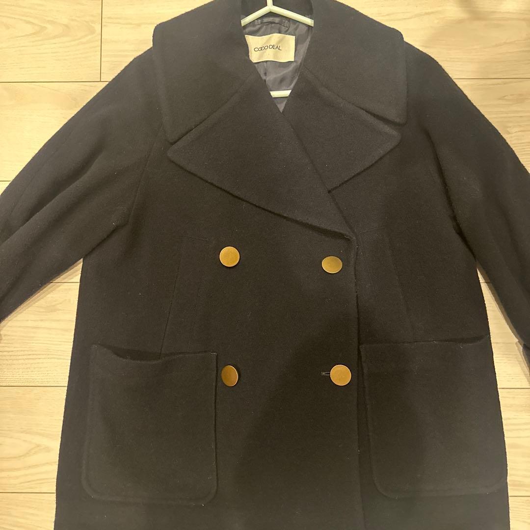 ココディール　インペリアルモッサショートPコート　24AW