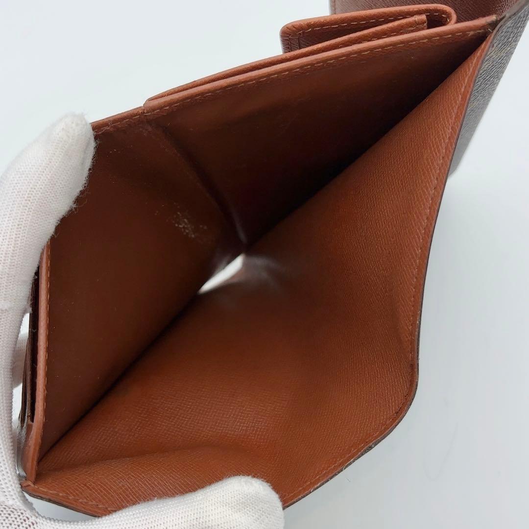 ルイヴィトン モノグラム ポルトトレゾール エテュイパピエ　三つ折り財布　正規品