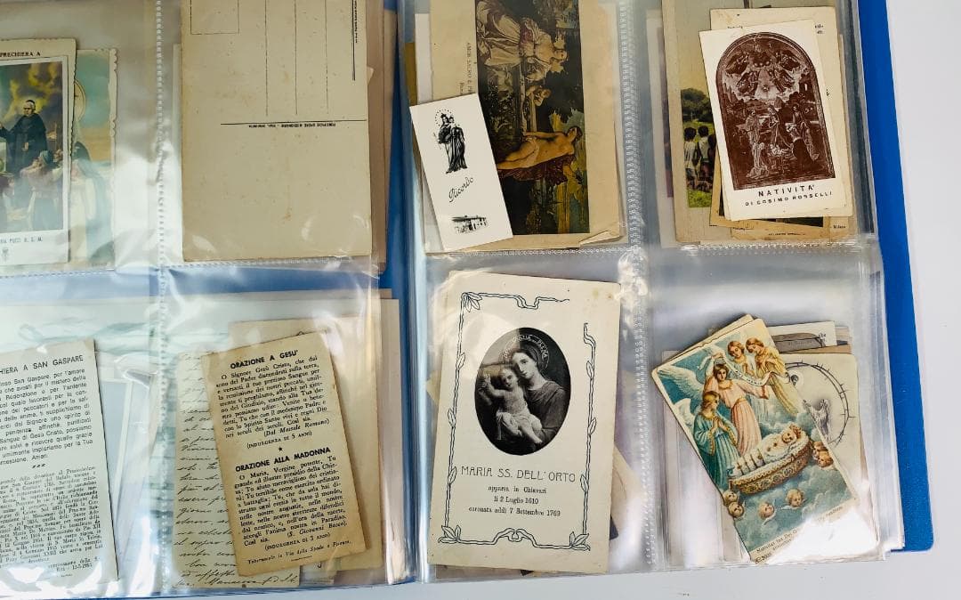 2000年◆収集された多様なアートカード・宗教的ヴィンテージカードセット