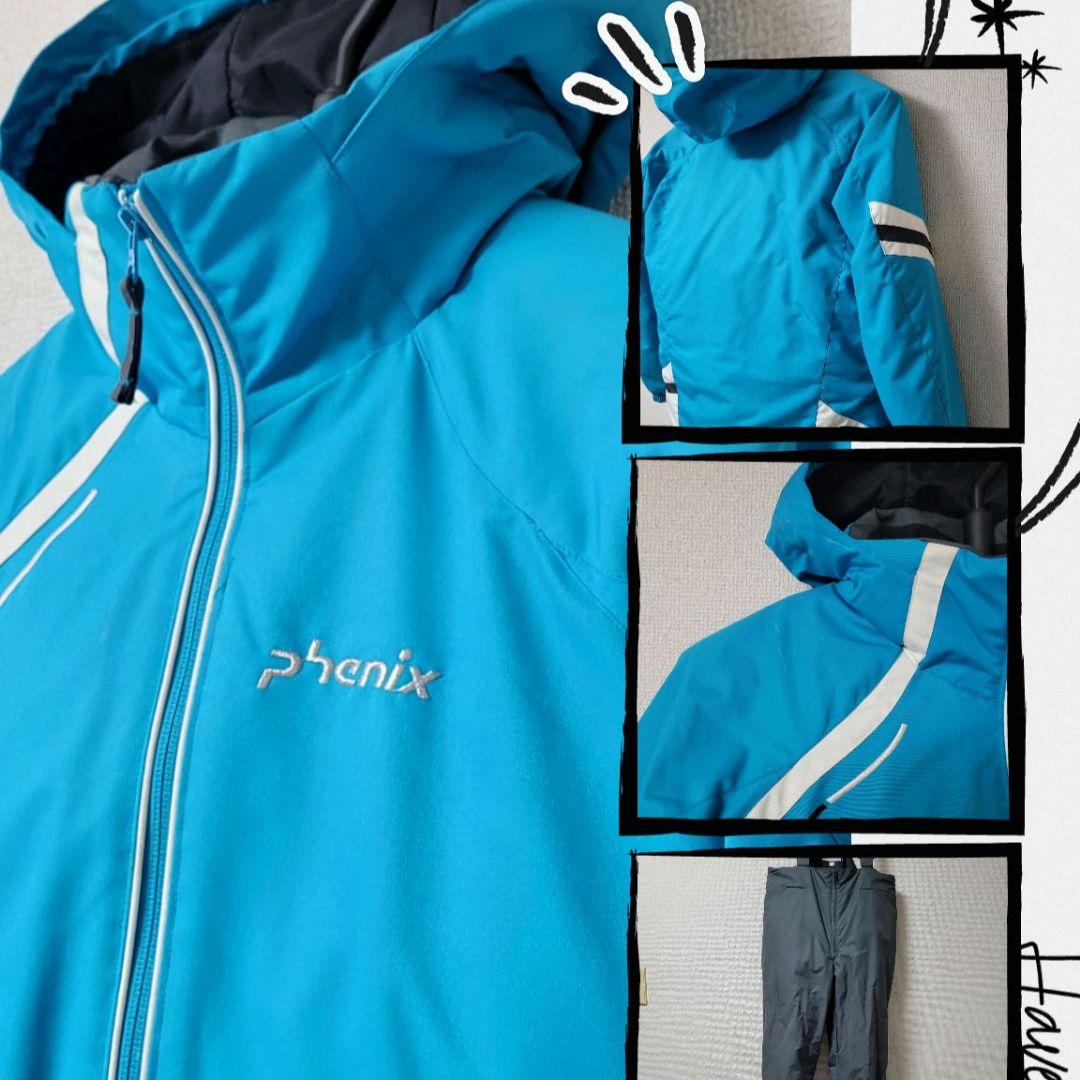 Phenix 空色 フード付きスキーウェア160cm　ジュニア