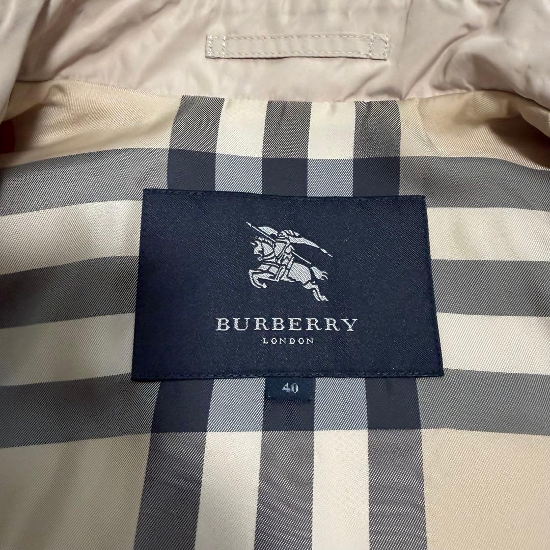 極美品　Lサイズ相当 バーバリーロンドン ダブルトレンチコート　メガチェック