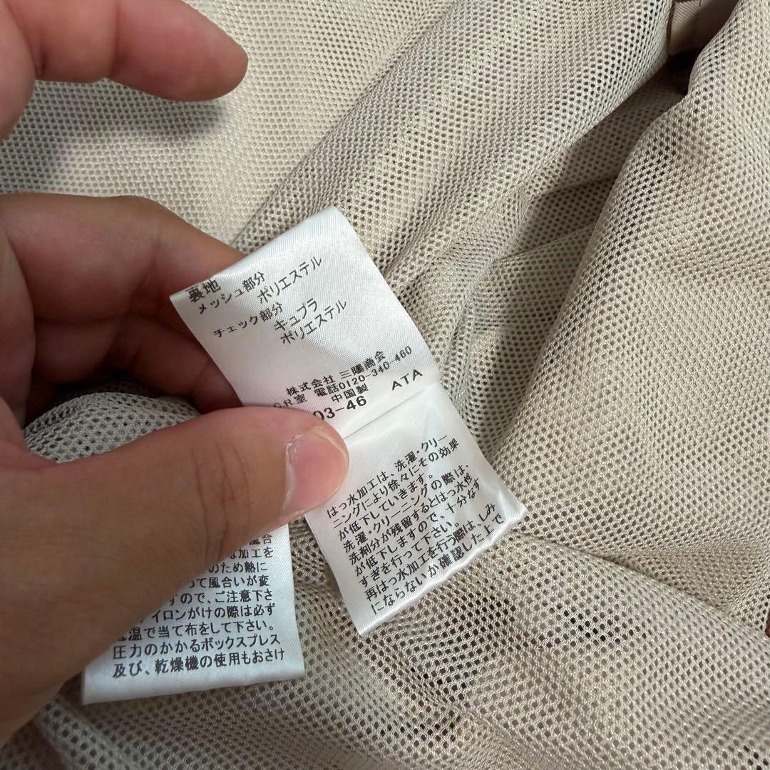 極美品　Lサイズ相当 バーバリーロンドン ダブルトレンチコート　メガチェック