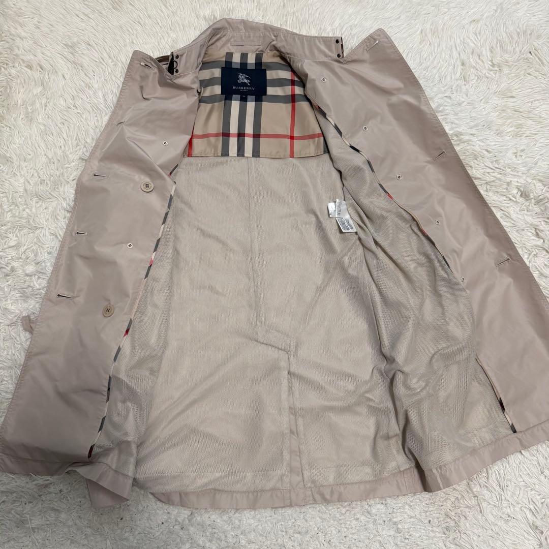 極美品　Lサイズ相当 バーバリーロンドン ダブルトレンチコート　メガチェック