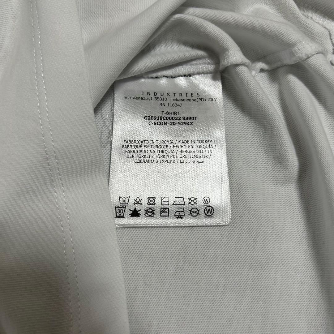 【良品】MONCLER モンクレール ロゴ 半袖 Tシャツ ホワイト 3XL