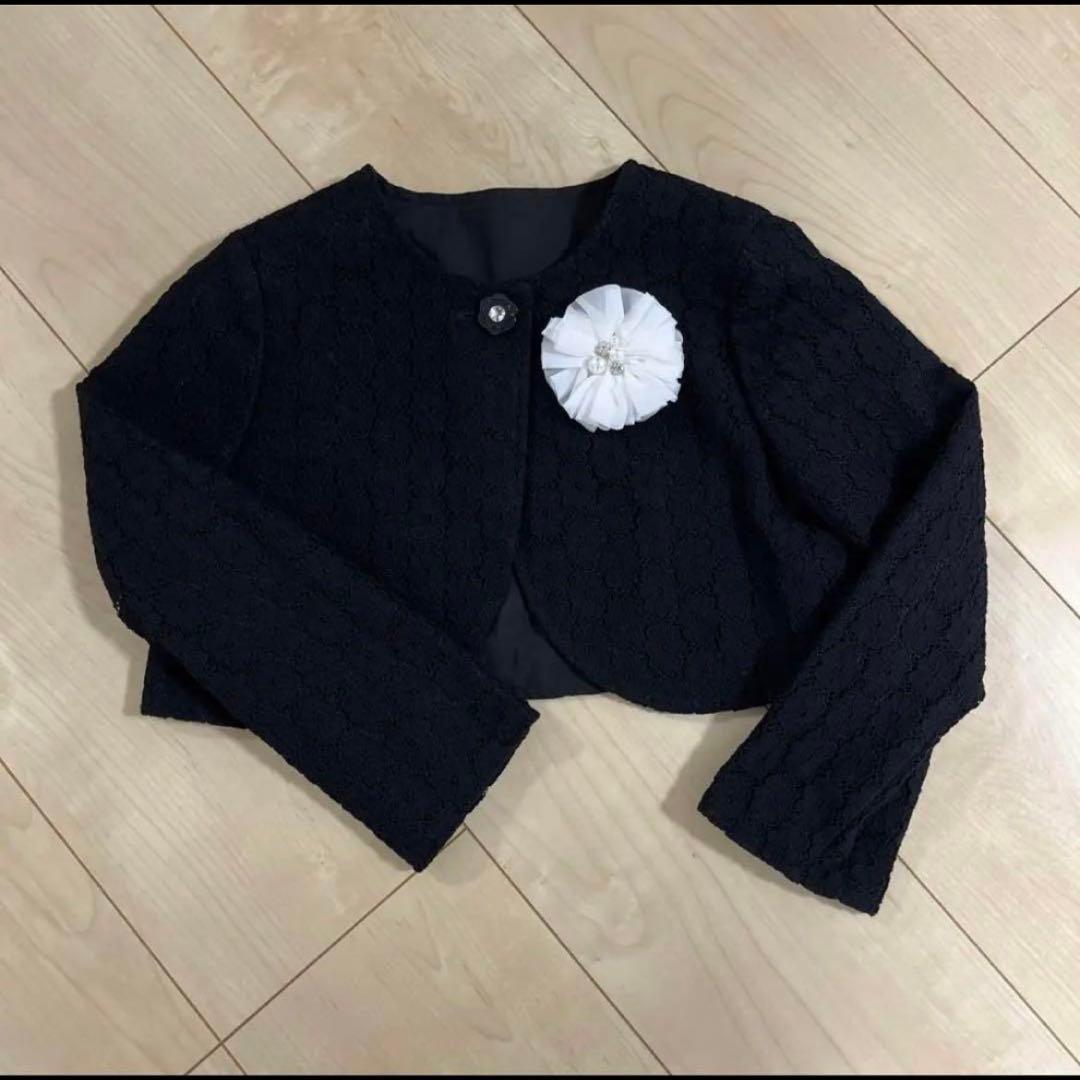 ボレロジャケット　120 結婚式セレモニー　ワンピース　女の子　入学式　卒園式