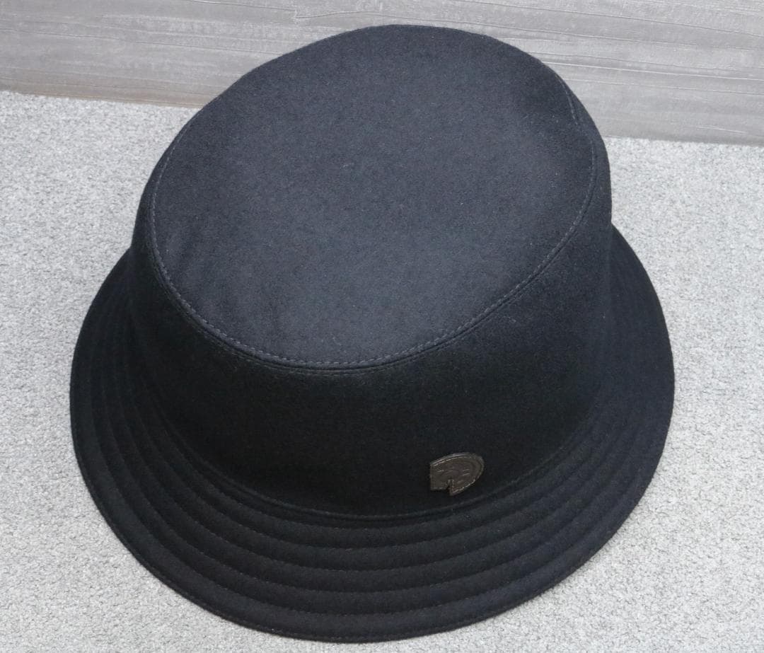 タグ付 未使用　エルメス フレッド バケットハット 57 クルー カルーゼル