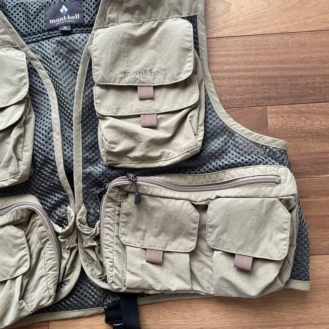 mont-bell フィッシングベスト M ベージュ