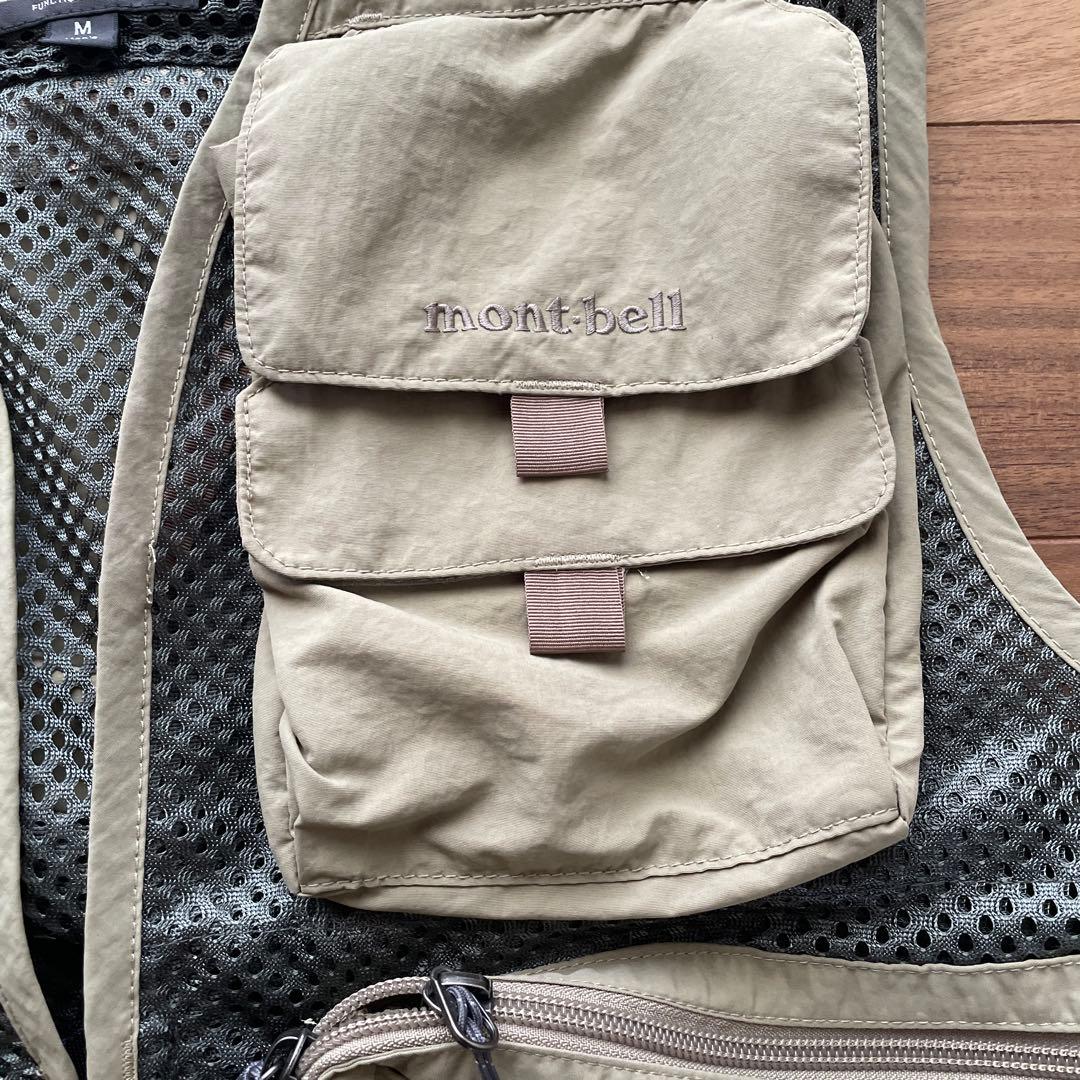 mont-bell フィッシングベスト M ベージュ